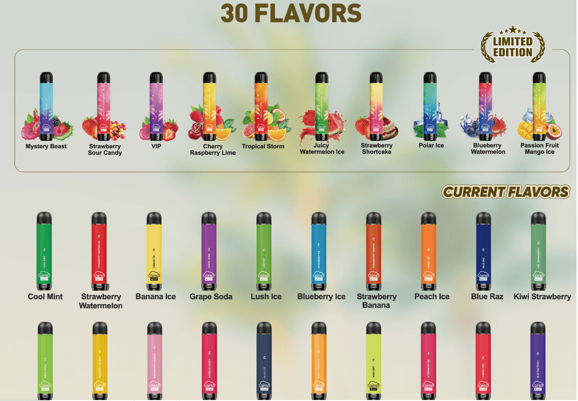 Vaporizer Pen Flavors Box Of 10 RAndM Tornado 9000 Puffs Disposable